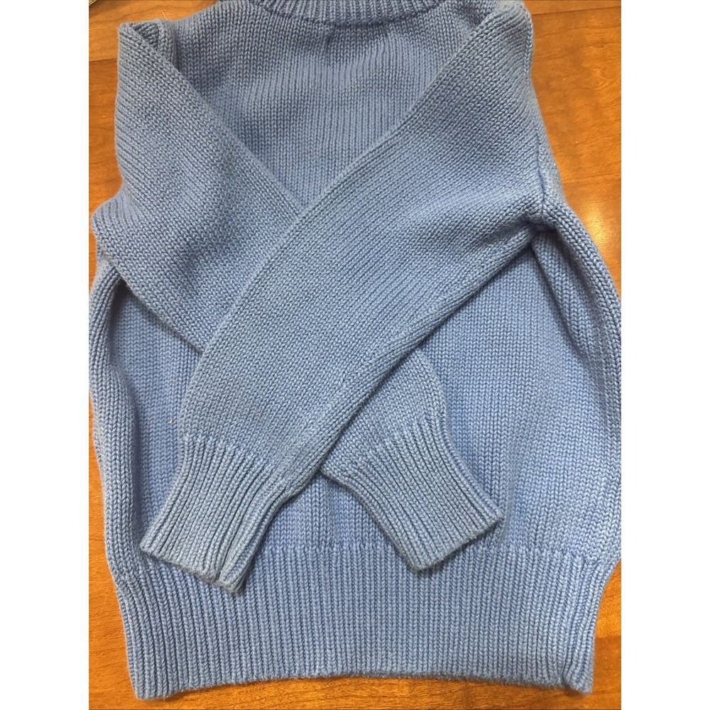 Blue Polo Ralph Lauren Boys' Cotton‎ Interlock Quarter-Zip Pullover Size 5 - Picture 6 of 6